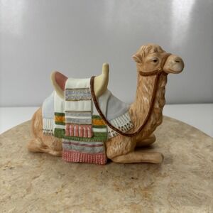 Homco Interiors Nativity Animals Sitting Camel Figurine Ceramic Porcelain